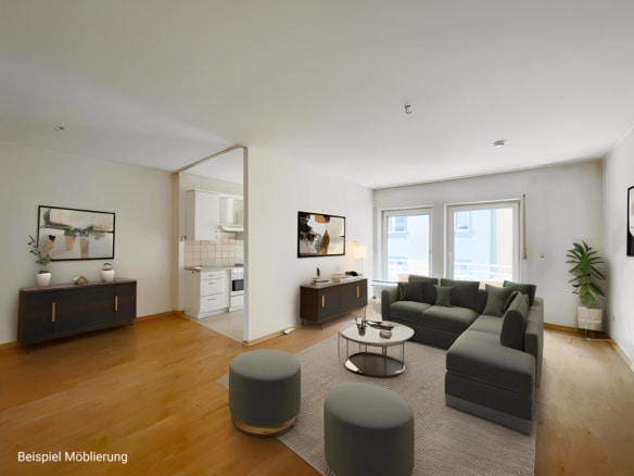 Wohnzimmer Beispiel Möblierung