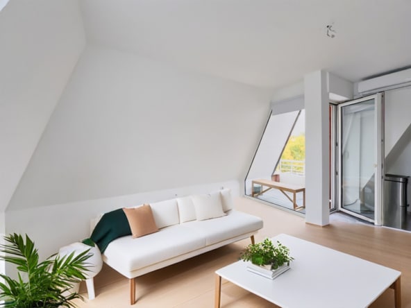 Wohnbereich mit Zugang zur Loggia