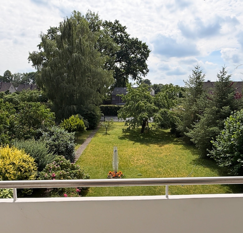 Blick vom Balkon