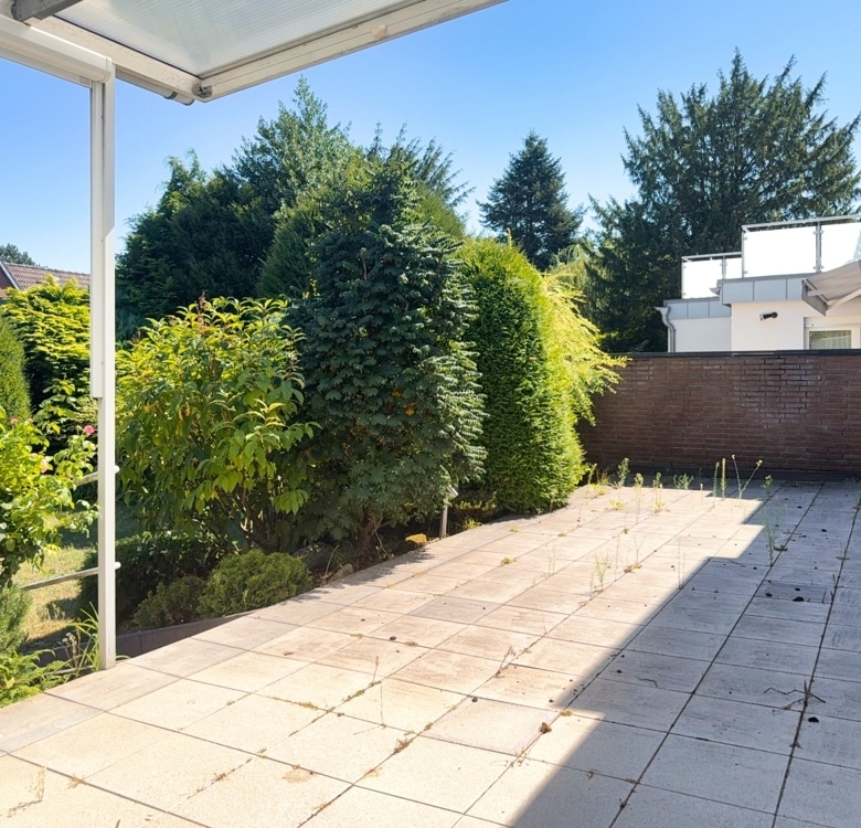 Sonnige Terrasse
